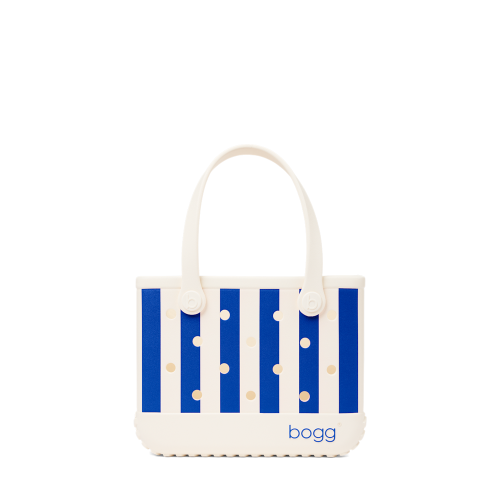 Bitty Bogg Bag - Mykonos Blue Stripe