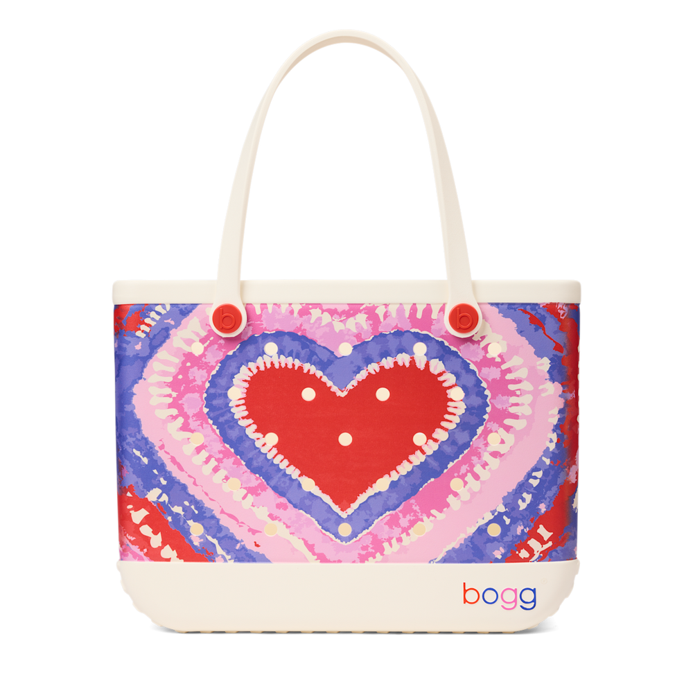 Original Bogg Bag - Dye-licious Heart Buoy Red