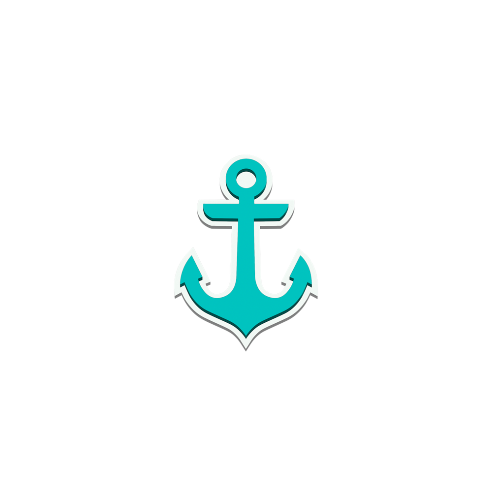 Bogg Bit - Turquoise Anchor